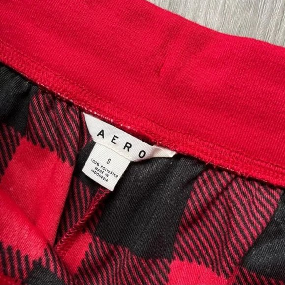 Fleece Plaid Lounge Pajama Jogger Pant - Picture 4 of 6